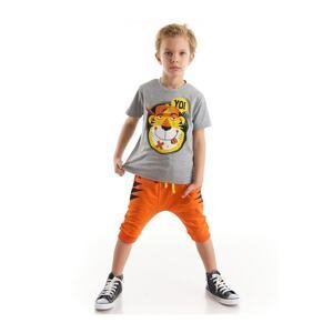 Denokids Yo Tiger Boy's T-shirt Capri Shorts Set