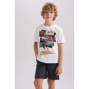 DEFACTO Regular Fit Spiderman Licensed Short Sleeve T-Shirt