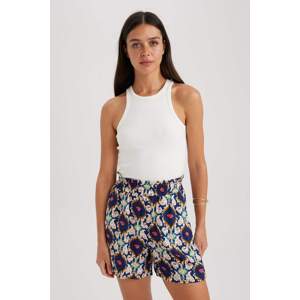 DEFACTO Paperbag Fit Viscose Paperbag Waist Short