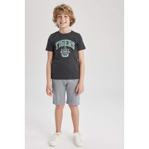 DEFACTO Boy Regular Fit Sweatshirt Fabric Shorts