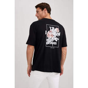 DEFACTO Oversize Fit Crew Neck T-Shirt