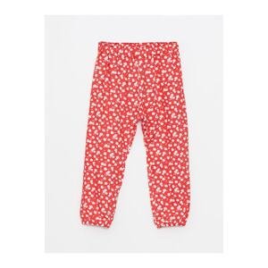 LC Waikiki Baby Girl Pants with Elastic Waist Printed