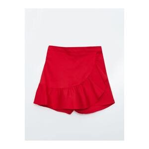 LC Waikiki Lcw Kids Basic Frill Detailed Girl Shorts Skirt