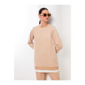 LC Waikiki Crew Neck Striped Long Sleeve Women's Tunic