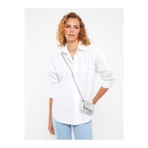 LC Waikiki Women's Plain Long Sleeve Poplin Shirt