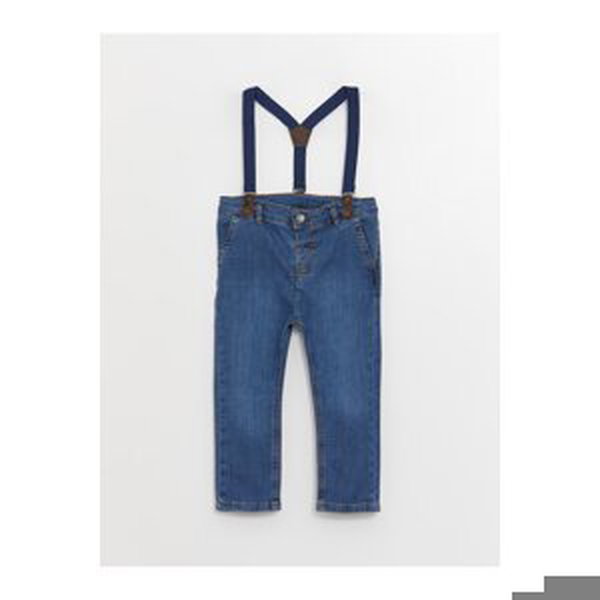 LC Waikiki Basic Baby Boy Jeans and Suspenders for 2 Pa.
