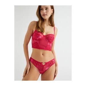 Koton Lace Bralette Bra With Underwire, Unfilled Unsupported.