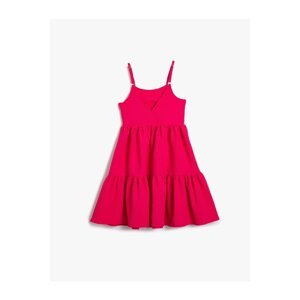 Koton 3skg80081aw Girl's Dress Pink