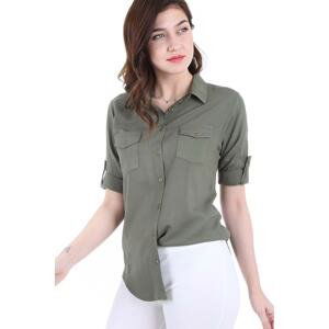 Bigdart 3428 Shirt with Pockets - Khaki