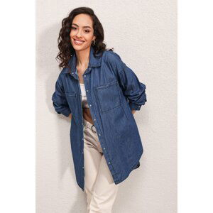 Bigdart 3410 Denim Shirt - Blue