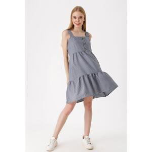 Bigdart 2385 Square Neck Summer Dress - Anthracite