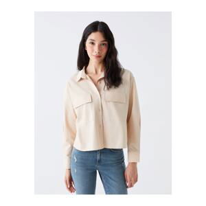 LC Waikiki Women's Plain Long Sleeve Oversize Shirt