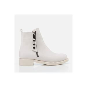 Yaya by Hotiç Beige Women's Pedestrian Flat Boots