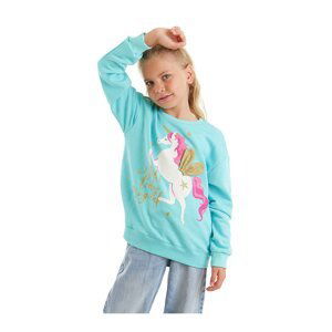 mshb&g Unicorn Girls' Mint Sweatshirt