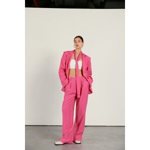 VATKALI Tailored Double Breasted Blazer Pink