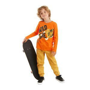 Denokids Wild One Boy T-shirt Woven Trousers Suit