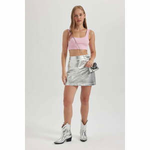 DEFACTO Coool Slim Fit Mini Skirt