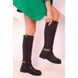 Soho Black Women's Boots 17521