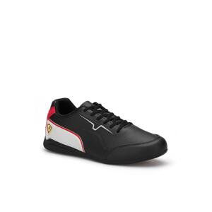 DARK SEER Men's Black Red Sneakers