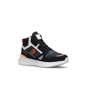 DARK SEER Black Gray Orange Men's Sneakers