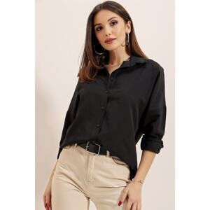 By Saygı Oversize Long Basic Shirt