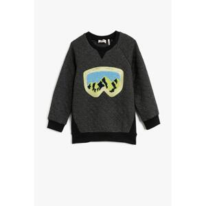 Koton Boys' Anthracite Sweatshirt