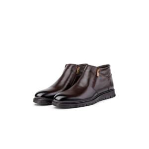 Ducavelli Moyna Men's Boots From Genuine Leather With Rubber Sole, Shearling Boots, Sheepskin Shearling Boots.