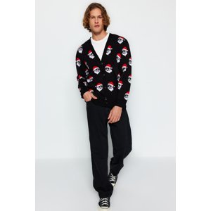 Trendyol Multicolored Men's Regular Fit Christmas Knitwear Sweater.