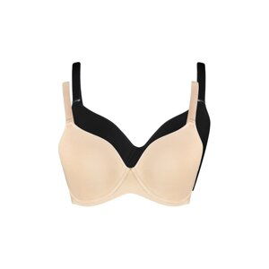 Trendyol Curve Black-Tan 2-Piece Cup Bra