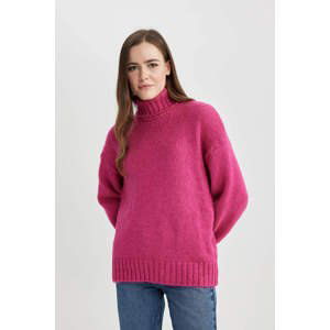 DEFACTO Oversize Fit Turtleneck Tunic