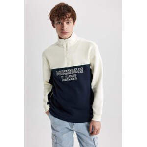 DEFACTO Relax Fit Long Sleeve Sweatshirt