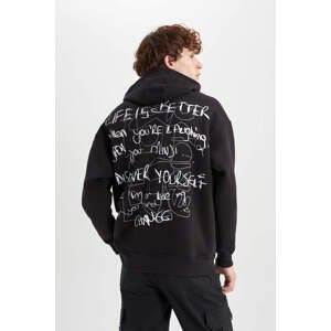 DEFACTO Oversize Fit Printed Sweatshirt
