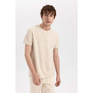 DEFACTO Regular Fit Crew Neck Printed T-Shirt