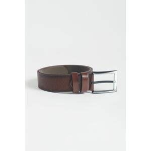 ALTINYILDIZ CLASSICS Men's Brown Patterned Jeans Belt