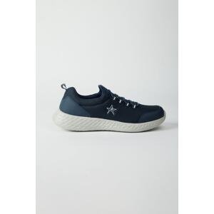 ALTINYILDIZ CLASSICS Men's Navy Blue Daily Comfortable Sole Sneakers. Sneakers.
