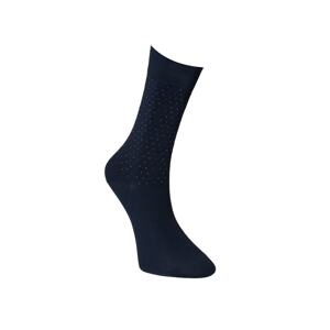 ALTINYILDIZ CLASSICS Men's Navy Blue Patterned Navy Blue Bamboo Casual Socks.