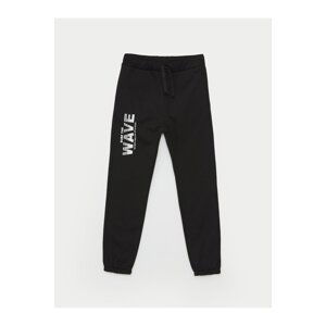 LC Waikiki Boy's Jogger Sweatpants with Printed Elastic Waist