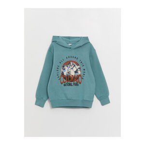 LC Waikiki Boys' Comfort Fit Printed Hoodie