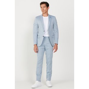 ALTINYILDIZ CLASSICS Normal Waist, Slim Fit Slim Fit Blue Men's Suit