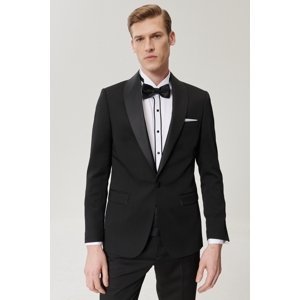 ALTINYILDIZ CLASSICS Men's Slim Fit Narrow Cut Patterned Tuxedo Groom Suit