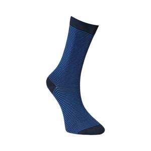 ALTINYILDIZ CLASSICS Men's Navy Blue-Blue Patterned Navy Blue-Blue Bamboo Socks.