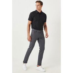 ALTINYILDIZ CLASSICS Men's Anthracite 360 Degree Flexibility in All Directions. Comfortable Slim Fit Slim Fit Trousers.