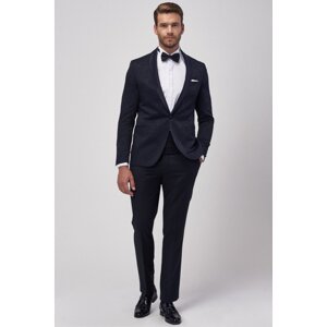 ALTINYILDIZ CLASSICS Men's Slim Fit Narrow Cut Patterned Tuxedo Groom Suit