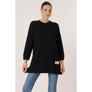 By Saygı Knitted Tunic Blouse with Side Slits