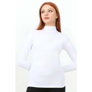 InStyle Long Sleeve Turtleneck Basic Body - White