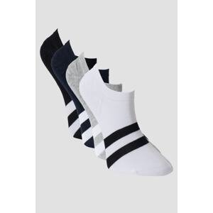 AC&Co / Altınyıldız Classics Men's Black White Gray 4-Piece Patterned Bamboo Socks