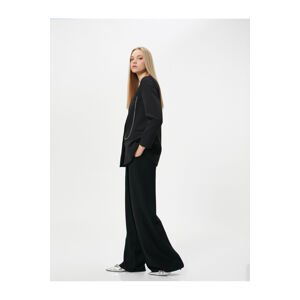 Koton Palazzo Trousers Wide Leg Pocket Detailed