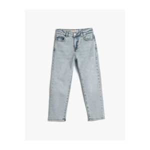 Koton Jeans Cotton Pockets Adjustable Elastic Waist