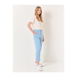 Jimmy Key Dusty Blue Regular Leg Pocket Gabardine Trousers