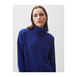 Jimmy Key Cobalt Long Sleeve Turtleneck Knitwear Sweater